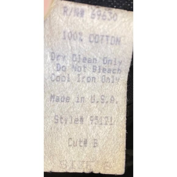 Vintage LESLIE LUCKS Black Circle Pleat Skirt  Full 27" Waist Women Boho Peasant - Picture 5 of 5